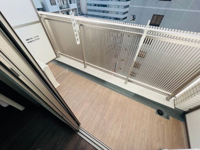 バルコニー　同タイプ別部屋の写真です