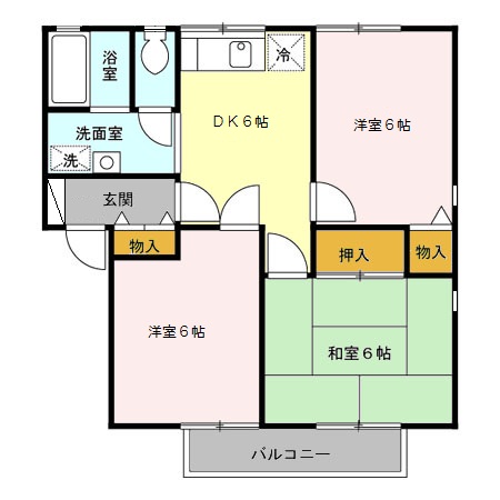 アメニティＡの間取り