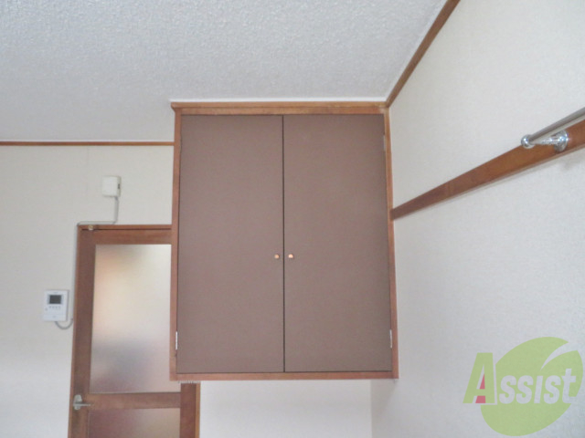 収納　ここに収納があります。収納があると部屋が広く使えます。