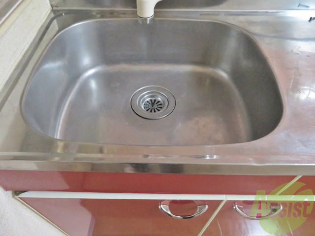 洗面設備　洗面台はこちら。朝の身支度はここでばっちり。