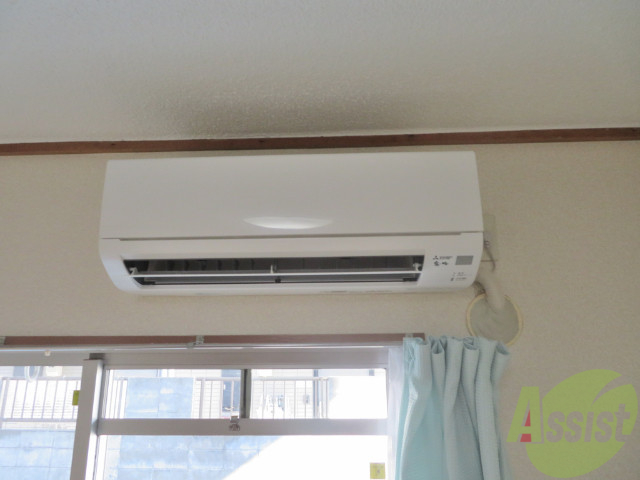 その他設備　エアコンが付いていますので寒暖対策もばっちり。