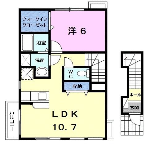 ラフィナート　イトウの間取り