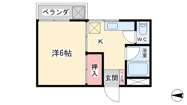 パインパレス上飯野の間取り