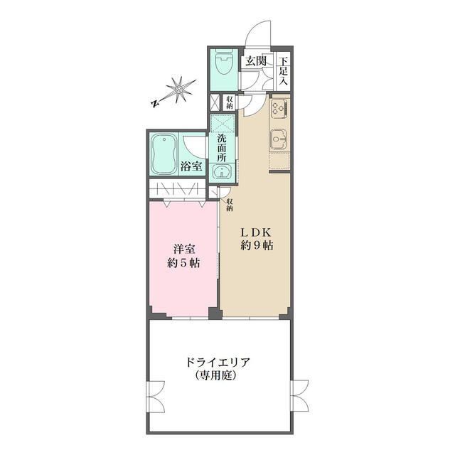 【文京区春日のマンションの間取り】