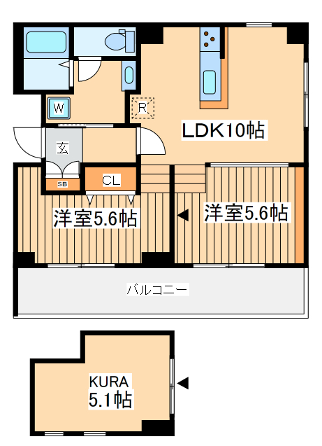 ルチアーノの間取り