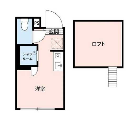 豊島区雑司が谷のアパートの間取り