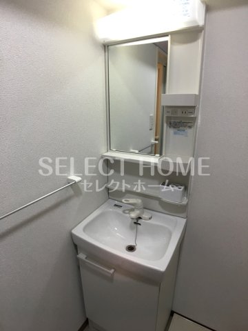 洗面設備　独立洗面化粧台が付いています 同型タイプ