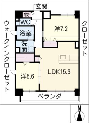 【オーラックスホンゴウの間取り】