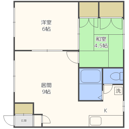 リフレ石川IIの間取り