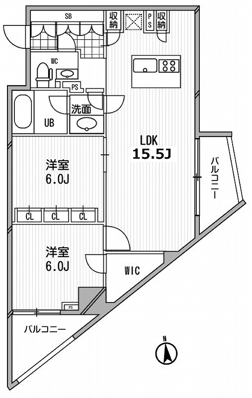 アーデン芝公園の間取り