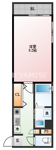 長崎市宝町のマンションの間取り