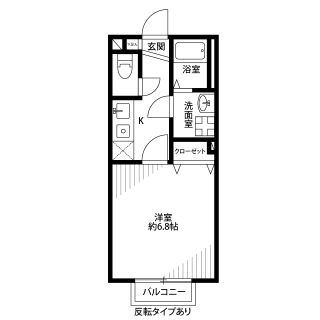 【アムール　ＳＫＲの間取り】