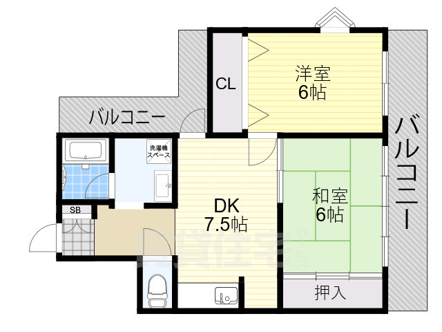 【ベルドミール今川の間取り】