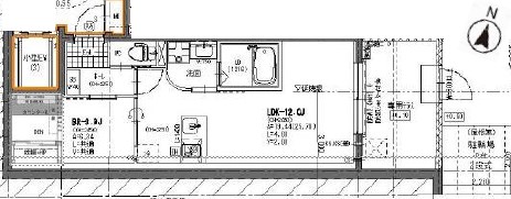 西宮市郷免町のマンションの間取り