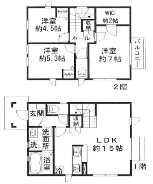 Calmeときわ台 3号棟の間取り