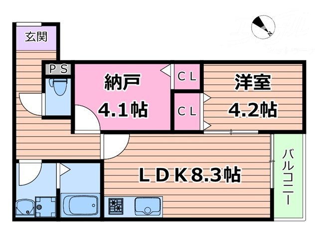 【アート瑞光駅前の間取り】