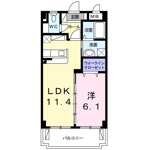 スカイ　ブルーの間取り