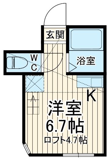 ユナイト南太田エグラントの間取り