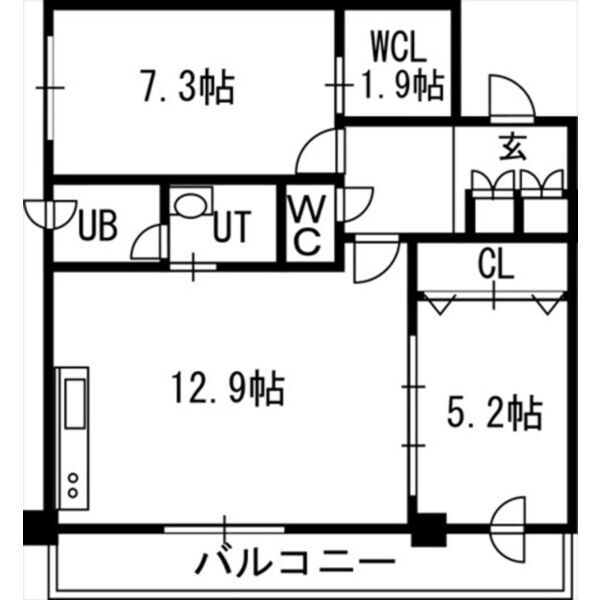 S-FORT豊平三条の間取り