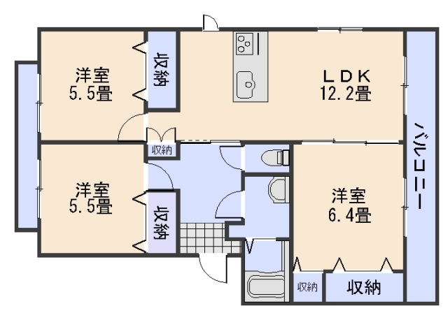 ドルチェの間取り