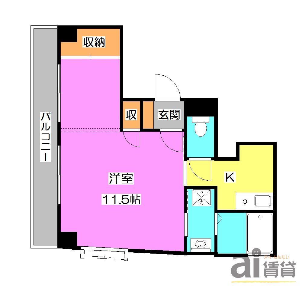 所沢市宮本町のマンションの間取り