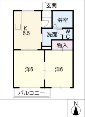 エスポワールＣ棟の間取り