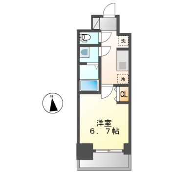 プレサンス葵デュリスの間取り