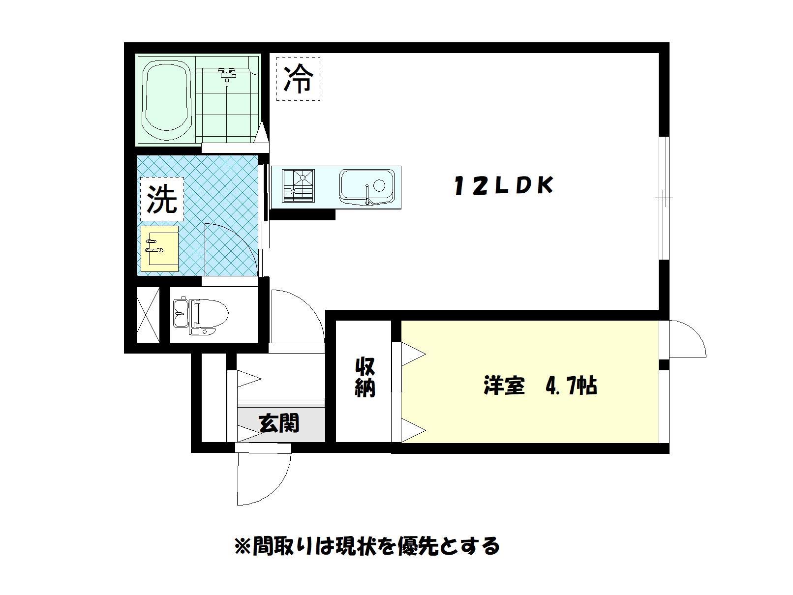 Ｆｉｔ３・３の間取り