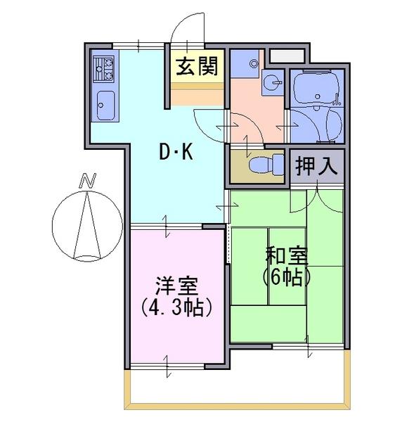 コスモハイツONOの間取り