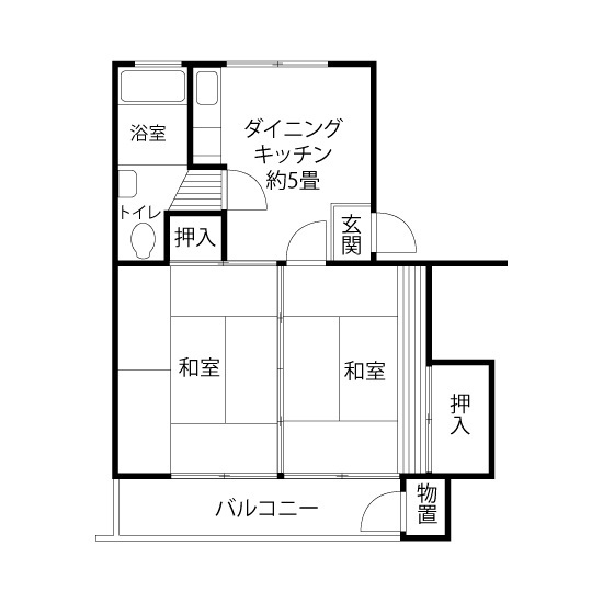 ＪＫＫ東京　平尾住宅17-313の間取り