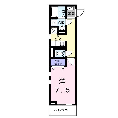 横浜市緑区十日市場町のマンションの間取り