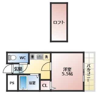 南河内郡河南町大字一須賀のマンションの間取り