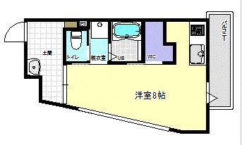 鹿児島市上荒田町のマンションの間取り