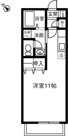 T・アベニューの間取り