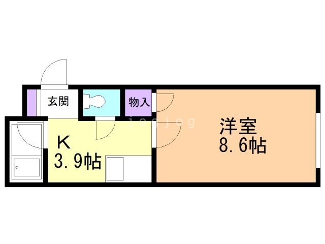 サクシーズ北野の間取り