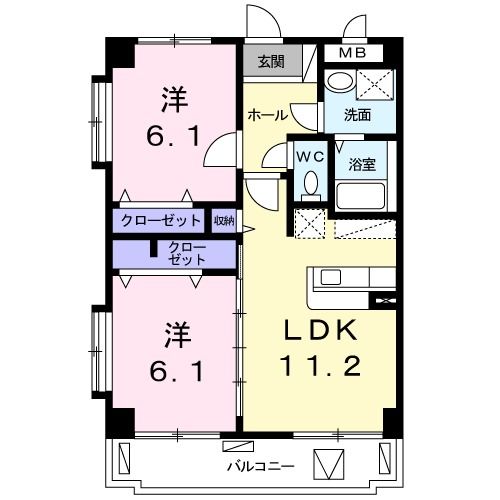 ケープ　ティアルの間取り