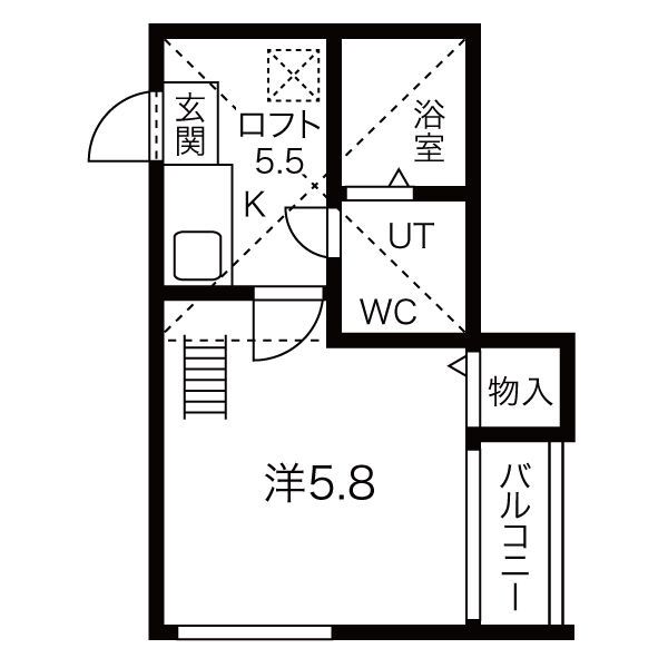 グレイス あおなみの間取り