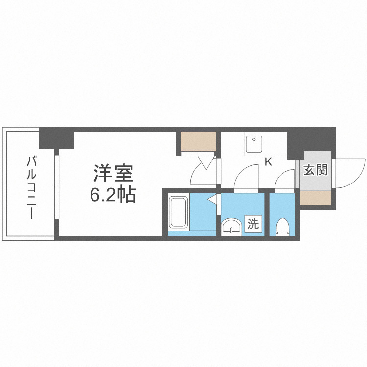 リヴェント福島の間取り