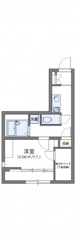 レオパレス喜連北の間取り