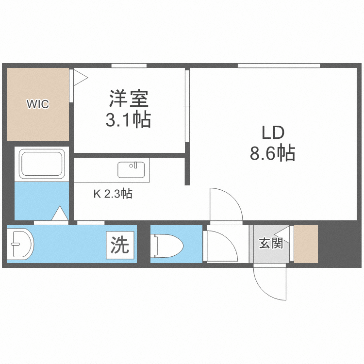 Ｌｉｖｅａｓｅ　ｋｉｔａｍａｒｕｙａｍａの間取り