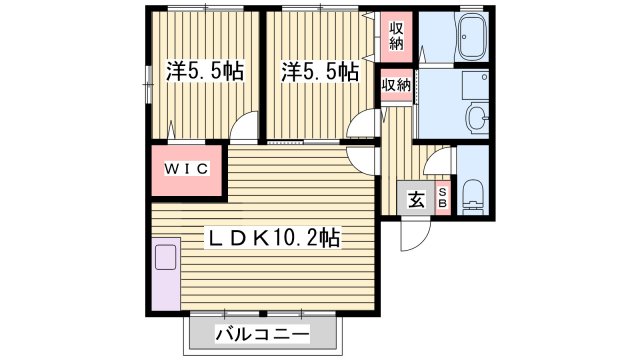 フルーレの間取り
