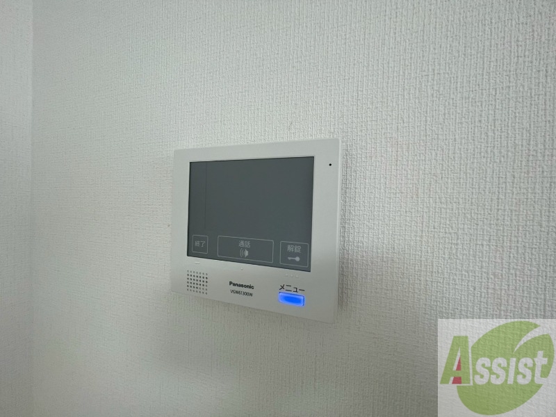 セキュリティ　モニター付きインターホンでセキュリティも安心です！