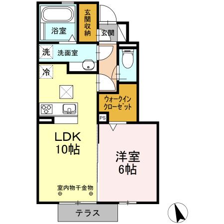 ドミール SHIMIZUの間取り