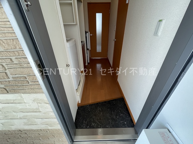 玄関　シューズボックスの付いた玄関