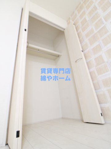 収納　たっぷりとした収納スペースです