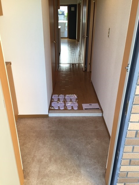 玄関　収納もある玄関です