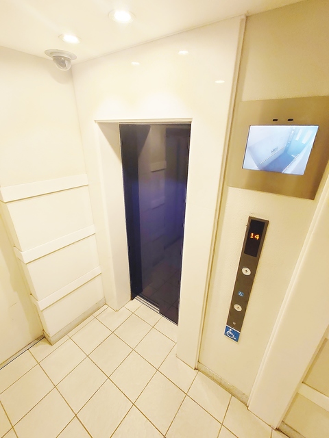 その他共有部分　防犯カメラ付エレベーター