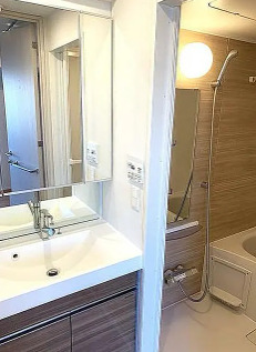 洗面設備　別タイプ部屋　参考写真です