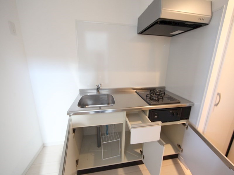 キッチン　システムキッチン（ガス2口コンロ付）