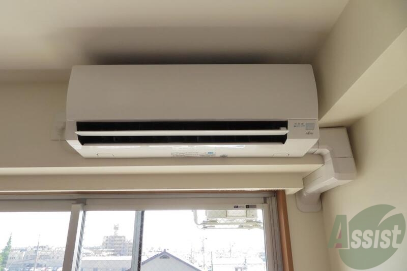 その他設備　エアコンが付いていますので夏冬温度に困らず快適に過ごせるー。